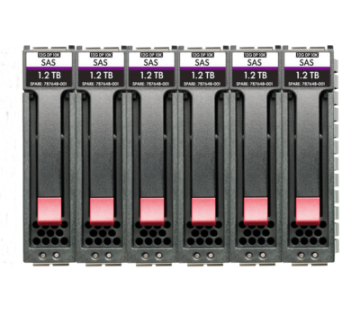 HP MSA 14.4T SAS 10K SFF M2 6PK HDD BDL