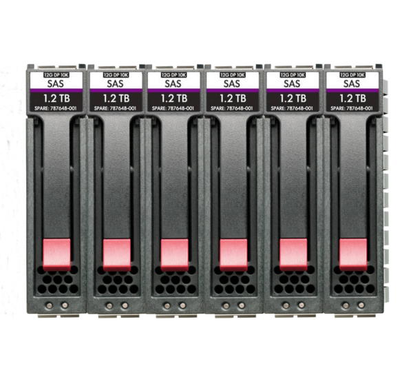 HP MSA 14.4T SAS 10K SFF M2 6PK HDD BDL