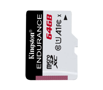 KINGSTON 64GB MICROSDXC ENDURANCE 95R/30W C10 A1 UHS-I CARD ONLY