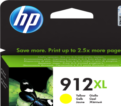 HP 912XL HIGH YIELD YELLOW ORIGINAL INK CARTRIDGE