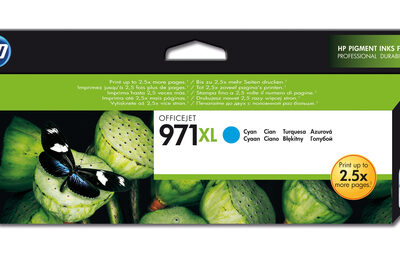 HP 971XL CYAN OFFICEJET INK CARTRIDGE