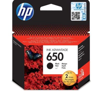 HP 650 BLACK ORIGINAL INK CARTRIDGE