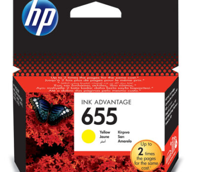 HP 655 YELLOW INK CARTRIDGE NEW