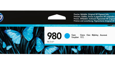 HP 980 CYAN INK CARTRIDGE