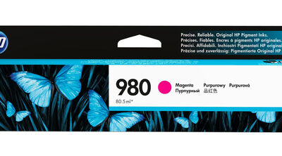 HP 980 MAGENTA INK CARTRIDGE