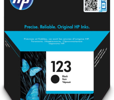 HP 123 BLACK ORIGINAL INK CARTRIDGE