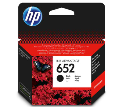 HP 652 BLACK INK CARTRIDGE