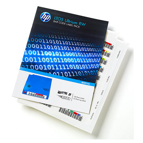 HP LTO5 LTO RW BAR CODE LABELS 110PK