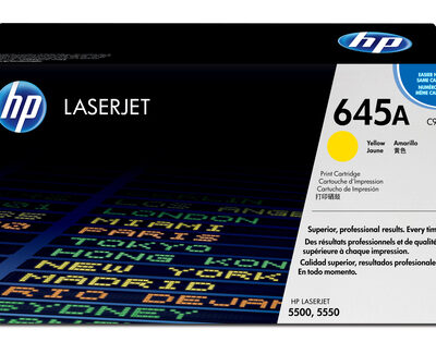 HP 645A CLJ 5500 YELLOW PRINT TONER CARTRIDGE