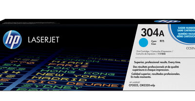 HP 304A COLOR LASERJET CP2025 CYAN PRINT TONER CARTRIDGE