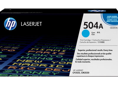 HP 504A MFP CYAN PRINT TONER CARTRIDGE