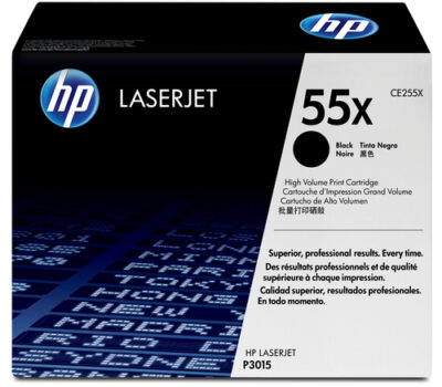 HP 55X HC BLACK TONER CARTRIDGE