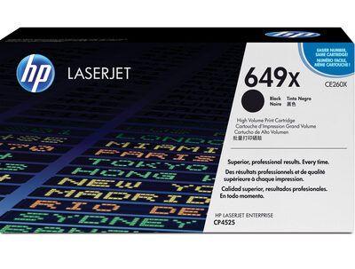 HP 649X HC BLACK TONER CARTRIDGE.