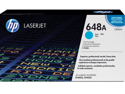 HP 648A COLOR LASERJET CYAN PRINT TONER CARTRIDGE