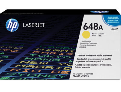 HP 648A LASERJET CP4525/CP4025 YELLOW PRINT CARTRIDGE