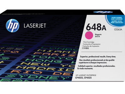 HP 648A LASERJET CP4525/CP4025 MAGENTA PRINT TONER CARTRIDGE