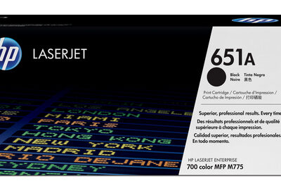 HP 651A LASEJET BLACK PRINT TONER CARTRIDGE