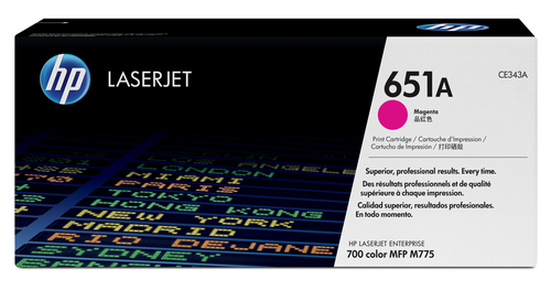 HP 651A MAGENTA ORIGINAL LASERJET TONER CARTRIDGE