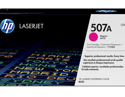 HP 507A MAGENTA TONER CARTRIDGE