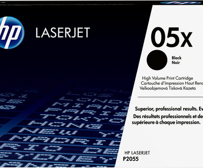 HP 05X HIGH YIELD BLACK ORIGINAL LASERJET TONER CARTRIDGE