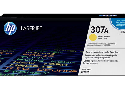 HP 307A YELLOW TONER CARTRIDGE