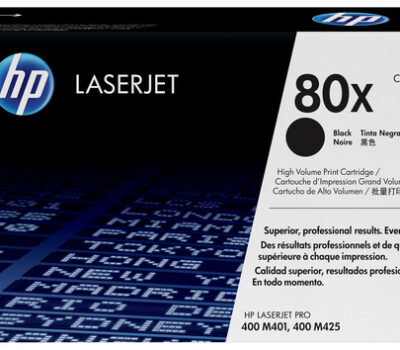 HP 80X BLACK LASERJET TONER CARTRIDGE