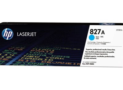 HP 827A CYAN TONER CARTRIDGE