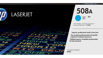 HP 508A CYAN LASERJET ENTERPRISE TONER CARTRIDGE
