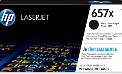 HP 657X HIGH YIELD BLACK ORIGINAL LASERJET TONER