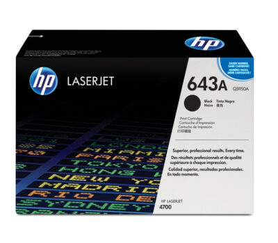 HP 643A BLACK TONER CARTRIDGE