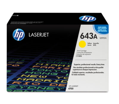 HP 643A YELLOW TONER CARTRIDGE