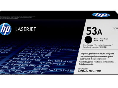 HP 53A LASERJET P2015 BLACK PRINT CARTRIDGE