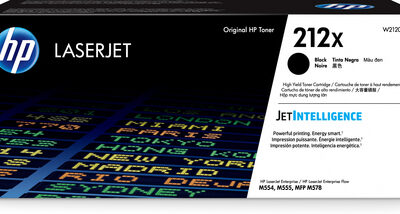 HP 212X HIGH YIELD BLACK ORIGINAL LASERJET TONER CARTRIDGE