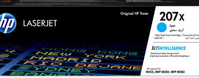 HP 207X CYAN LASERJET TONER CARTRIDGE