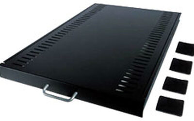 129 SLIDING SHELF BLACK FOR APC RACK