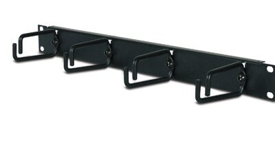 1U HORIZONTAL CABLE ORGANIZER BLACK