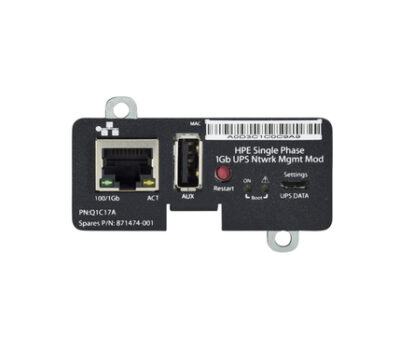 HP SINGLE PHASE 1GB UPS NETWORK MANAGEMENT MOD