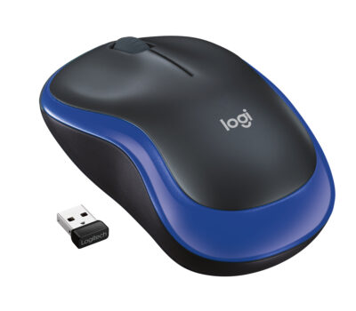 LOGITECH M185 WIRELESS MOUSE - BLUE