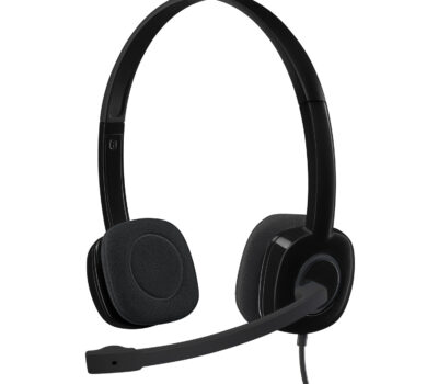 LOGITECH H151 WIRED STEREO HEADSET 3.5MM - BLACK