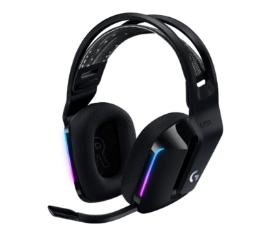 LOGITECH G733 WIRELESS LIGHTSPEED RGB GAMING HEADSET - BLACK