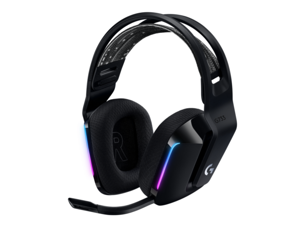 LOGITECH G733 WIRELESS LIGHTSPEED RGB GAMING HEADSET - BLACK