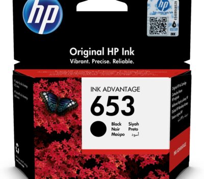HP 653 BLACK ORIGINAL INK ADVANTAGE CARTRIDGE
