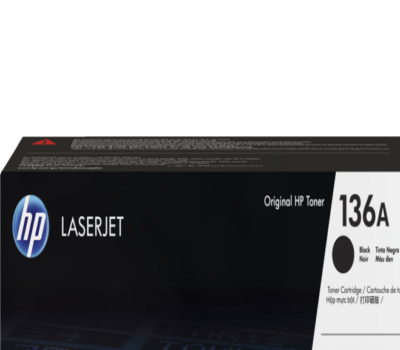 HP 136A BLACK ORIGINAL LASERJET TONER CARTRIDGE