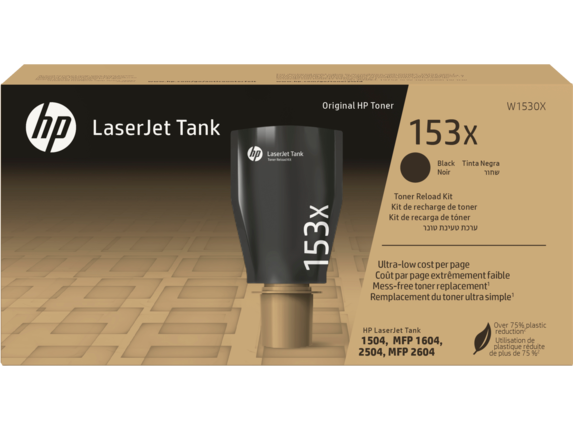 HP 153X BLACK ORIGINAL LASERJET TANK TONER RELOAD KIT