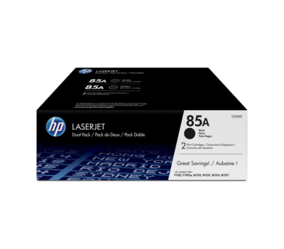 HP 85A 2-PACK BLACK ORIGINAL LASERJET TONER