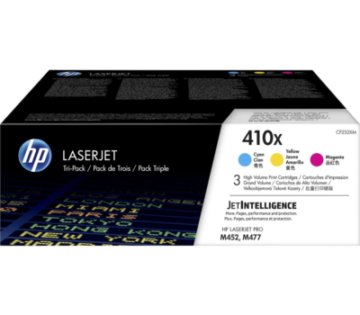 HP 410X 3-PACK HIGH YIELD ORIGINAL LASERJET TONER CART