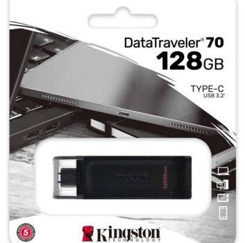 KINGSTON 128GB USB-C 3.2 GEN 1 DATATRAVELER 70