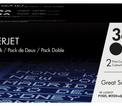 HP 36A BLACK TONER CARTRIDGE DUAL PACK