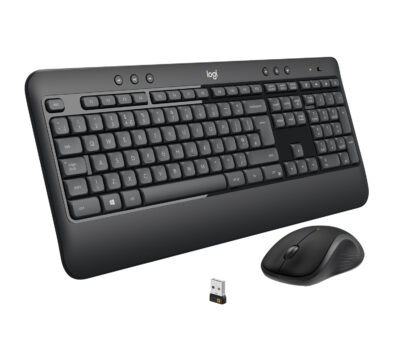 LOGITECH MK540 ADVANCED WIRELESS KEYBOARD AND MOUSE - BLACK