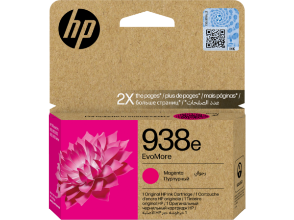 HP 938E EVOMORE MAGENTA ORIGINAL INK CARTRIDGE